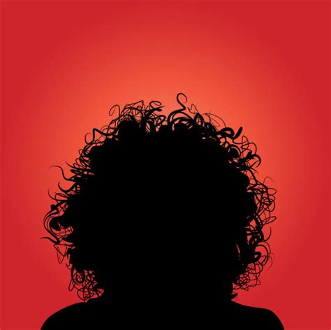 Curly Hair Vector Art Stock Images Depositphotos