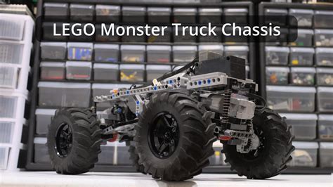 Lego Technic Monster Truck 4x4 Chassis Youtube