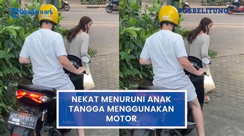 Sepasang Turis Asing Buat Onar Di Bali Nekat Menuruni Anak Tangga