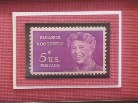 Vintage Framed Eleanor Roosevelt United States Postage Stamp Etsy