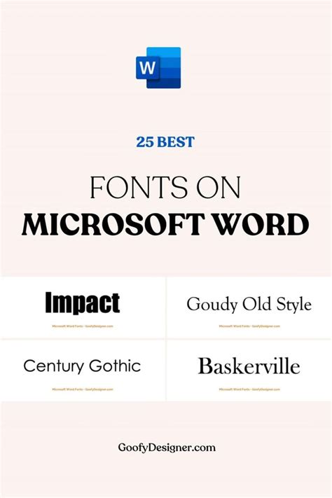 25 All Time Best Fonts In Microsoft Word In 2024 Cool Fonts