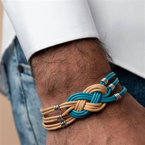 Make Mens Leather Bracelet With Celtic Knot Beads And Basics