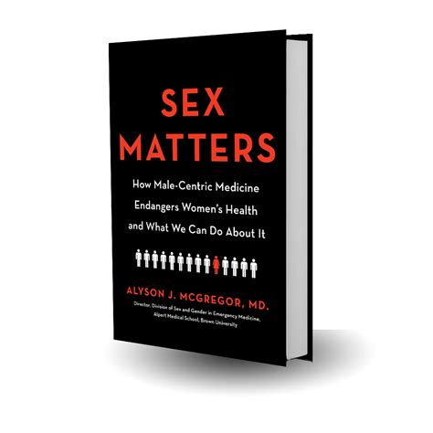 Sex Matters Book Alyson J Mcgregor Md