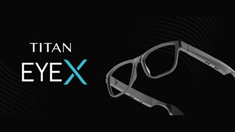 Titan Eyex Smart Glasses With Open Ear Speakers Touch Based Controls