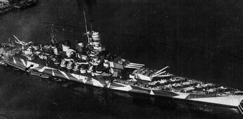 A Unique Aerial Shot Of The Italian Battleship Roma A Member Of The