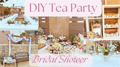 Diy Bridal Shower 🫖 Tea Party Bridal Shower 🌺bridal Shower Ideas