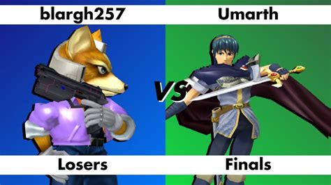 Blargh Fox Vs Umarth Marth Losers Finals Youtube