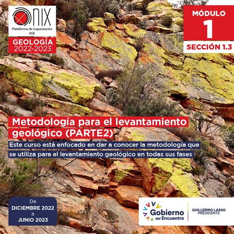 IIGE presenta el módulo 1 de capacitación GEOLOGIA 2022 Instituto