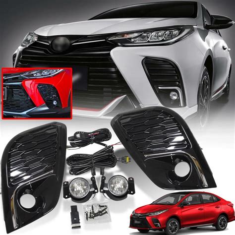 Fits Toyota Yaris X Urban Fog Lamp Spot Light Cover Chrome