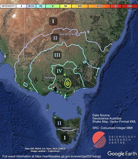 Largest Earthquake in Victoria's history - Seismology Research Centre