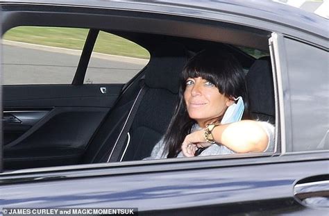 Claudia Winkleman Flashes A Smile As She Arrives To Film The Pre