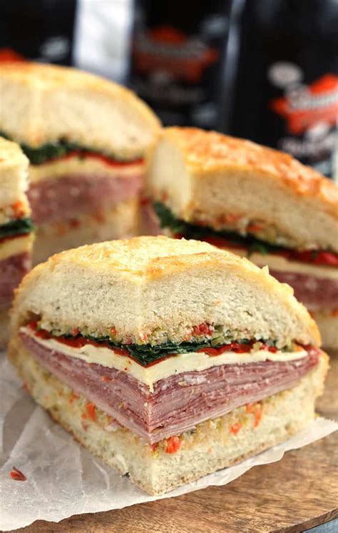 Classic Muffuletta Sandwich Recipe - The Suburban Soapbox