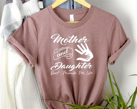 Mother Daughter Shirt Mother And Daughter Best Friends For Etsy