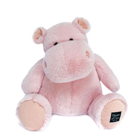 Histoire D Ours Peluche Hippopotame Rose Poudr Cm Hip Pie