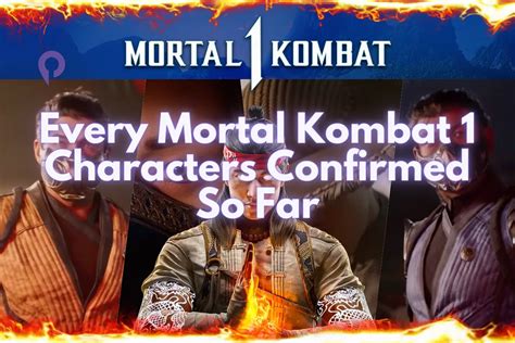 Every Mortal Kombat Characters Confirmed So Far Player Me