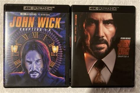 John Wick Chapters 1 3 4k John Wick Chapter 4 4k NO DIGITAL 4K BLU