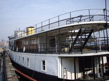 From The Homefront Historic Ellis Island Ferry Becomes Houseboat