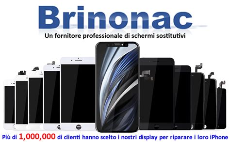 Brinonac Display Per Iphone Plus Schermo Nero Pollici Lcd Touch