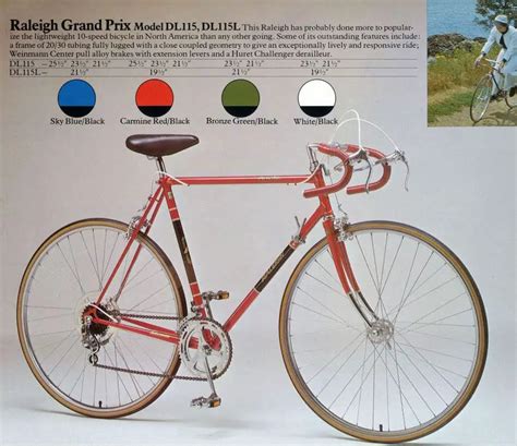 1975 Raleigh Grand Prix Carmine Redblack Frugal Average Bicyclist