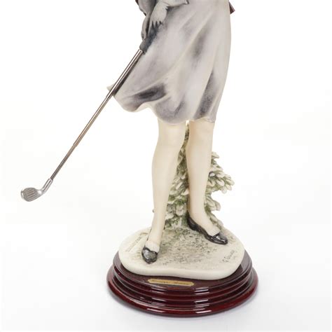 Guiseppe Armani Lady Golfer Porcelain Figurine 1992 Ebth