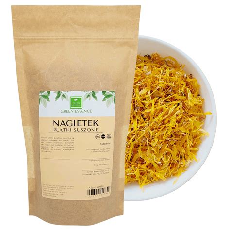 Nagietek Lekarski kwiat nagietka płatki suszone 50g Naturalny zioła