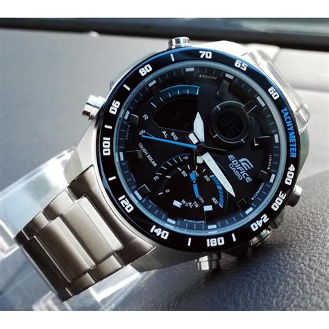 Casio Edifice Efr Men Watch Free Set Box Shopee Malaysia