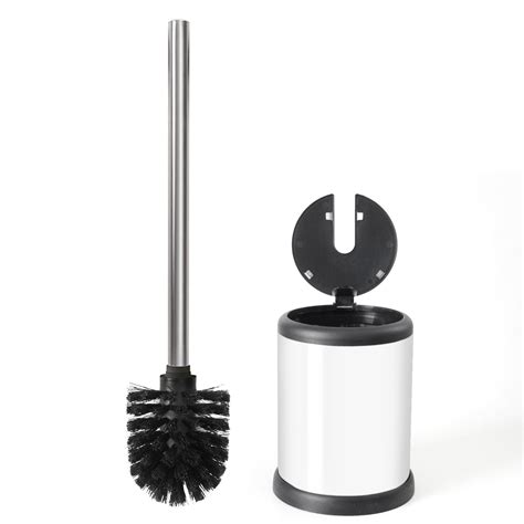 Toilettree Products Toilet Brush With Lid Sleek Toilet Bowl Brush And