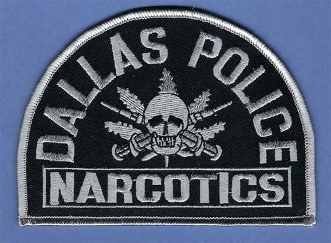 Dallas Texas Police Narcotics Division Tactical Patch
