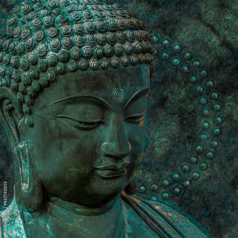 Buddha statue is in meditation. Stock Photo | Adobe Stock