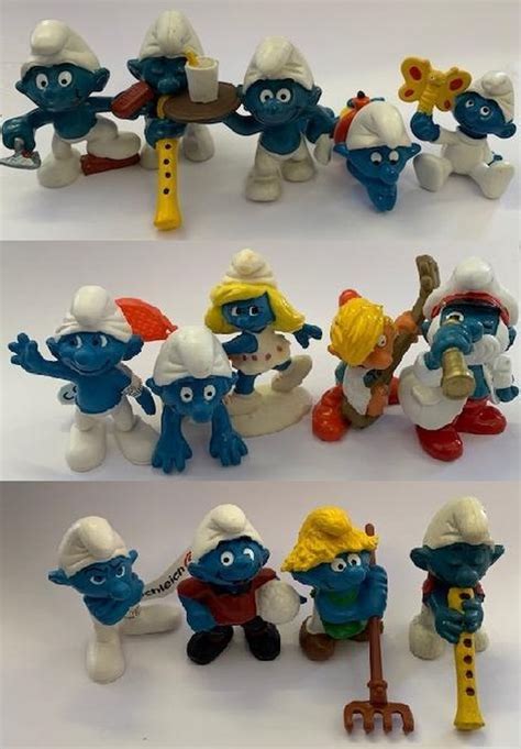 Speelset Van De Smurfen Schleich Met O A Smurfin Grote Smurf En