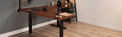 Vivo Electric Motor Height Adjustable Corner Leg Standing Desk Frame