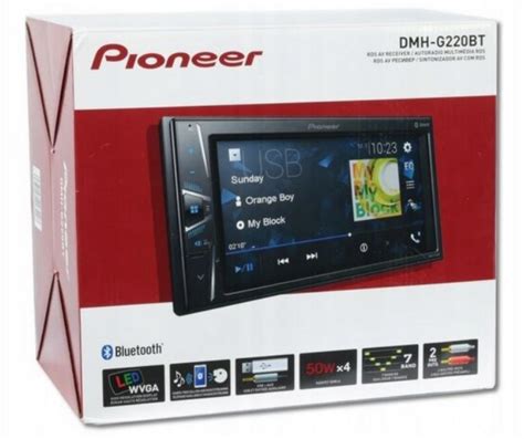 Radioodtwarzacz Radio Pioneer DMH G220BT 2 Din 4X50 W Sklep Opinie