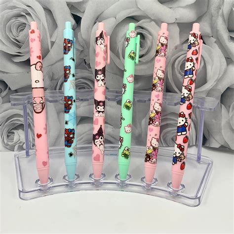 Hk Pastel Pensretractable Pensgel Penssanrio And Friendskittyuv Dtf Wraps
