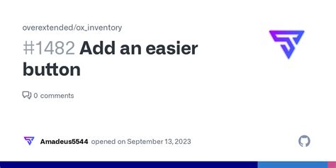 Add An Easier Button Issue 1482 Overextended Ox Inventory GitHub