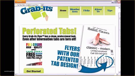 How To Make A Pull Tab Flyer Printable Templates Free