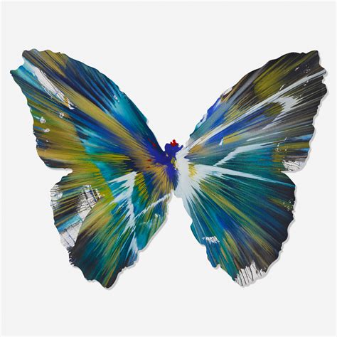 377: DAMIEN HIRST, Butterfly Spin Painting | Ragoarts.com | Damien ...