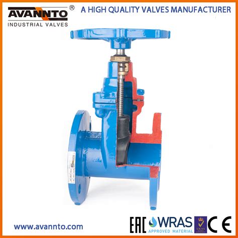 Non Rising Stem OS Y Resilient Seated Flanged Wedge Water Gate Valves