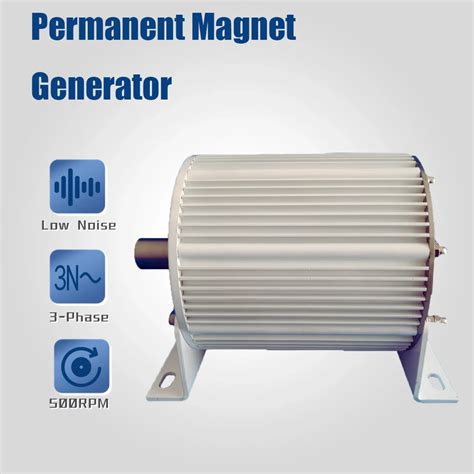 Generator Ac Alternators 10kw 20kw 24v 48v 220v 380v Gearless Permanent