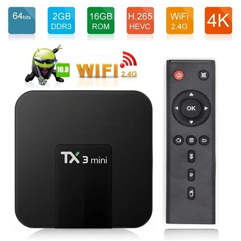 Tx Mini Smart Tv Box Android H G G G G K Set Top Box H