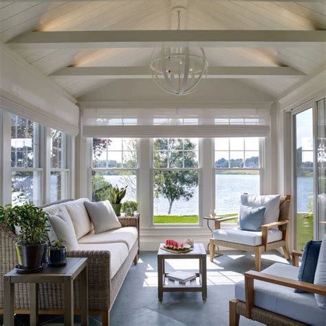 Four Season Sunroom Season Porch Three Season Room Coastal Sunroom