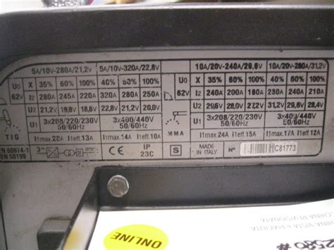 SALDATRICE A TIG USATA CEBORA MOD SOUND DC 3240 T RAFF Usato Cbl