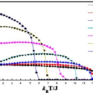 Curves Of The Absolute Value Of The Total Magnetization M As