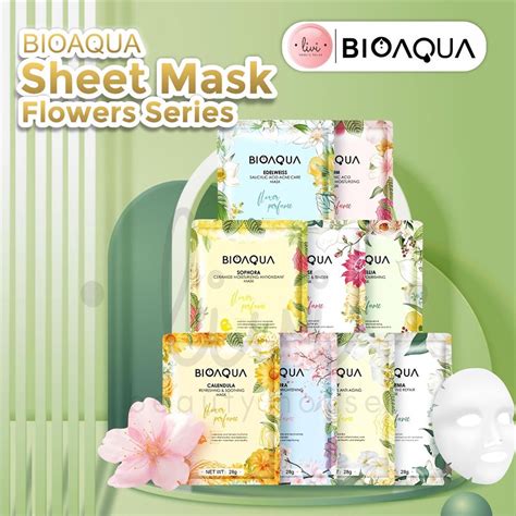 Jual LIVI BIOAQUA Sheet Mask Flowers Series 28g Shopee Indonesia