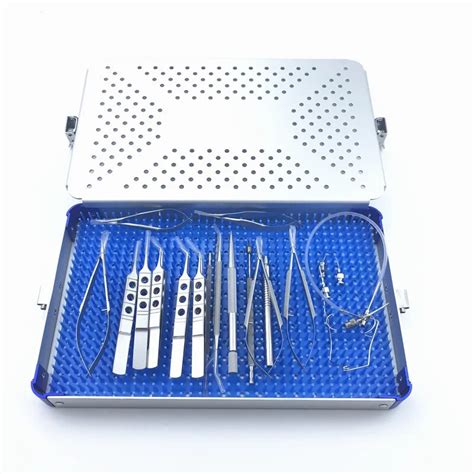 Kit Quir Rgico Con Bandeja De Esterilizaci N Juego De Microcirug A Para