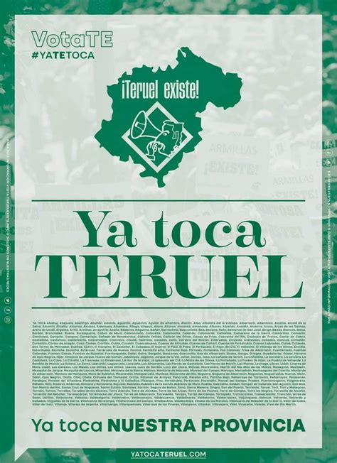 Campaña Ya Toca Teruel Teruel Existe Web Oficial