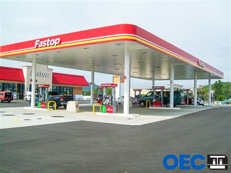 Gas Station And Commercial Fuel Island Canopies Sales