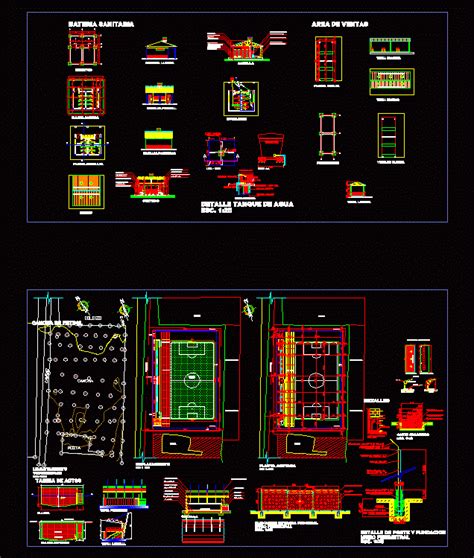 Sport Center Dwg Block For Autocad • Designs Cad