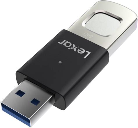 Lexar JumpDrive Fingerprint F35 PRO 64GB USB3 0 Flash Drive Up To