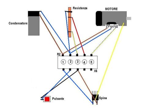 Schema Elettrico Motore Lavatrice Fili Pannelli Termoisolanti