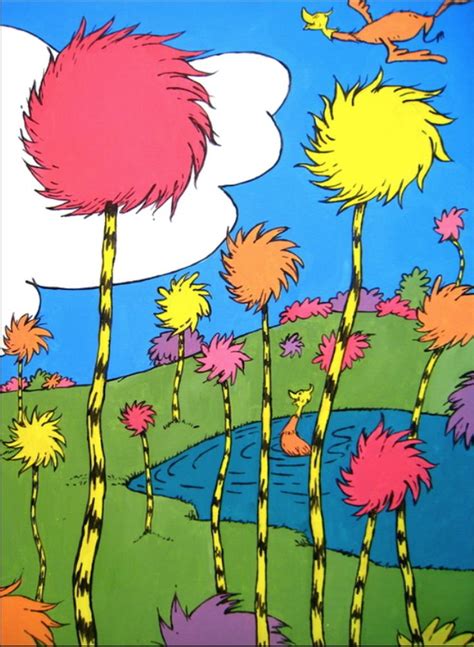 Truffula Tree Forest From The Lorax The Lorax Dr Seuss Art Truffula